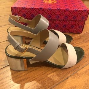 Tory Burch Gigi 55MM Sandals, worn twice, size 8